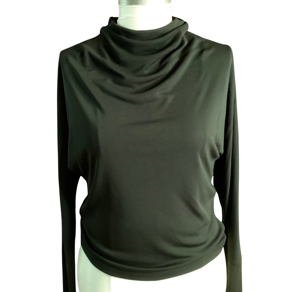 Banana Republic Black Draped Top